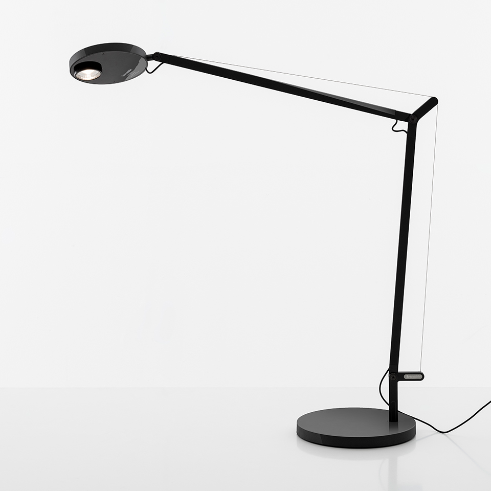 Demetra Professional Table - Movement Detector - 3000K - Body Lamp - Opaque Black