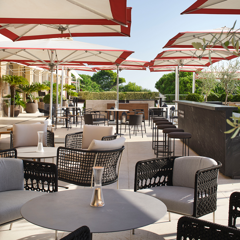 Picture of the Excelsior Terrace in Venice on the occasion of the 81st Venice International Film Festival