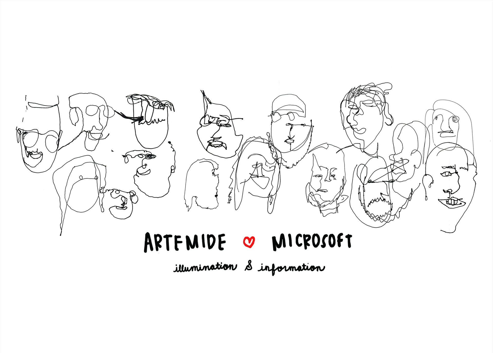 Immagine del banner per la collaborazione tra Artemide e Microsoft.