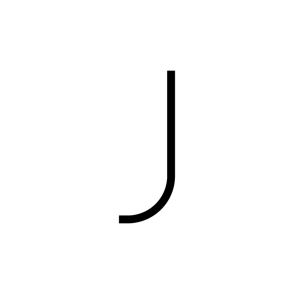 Alphabet of Light - Minuscole - Lettera j