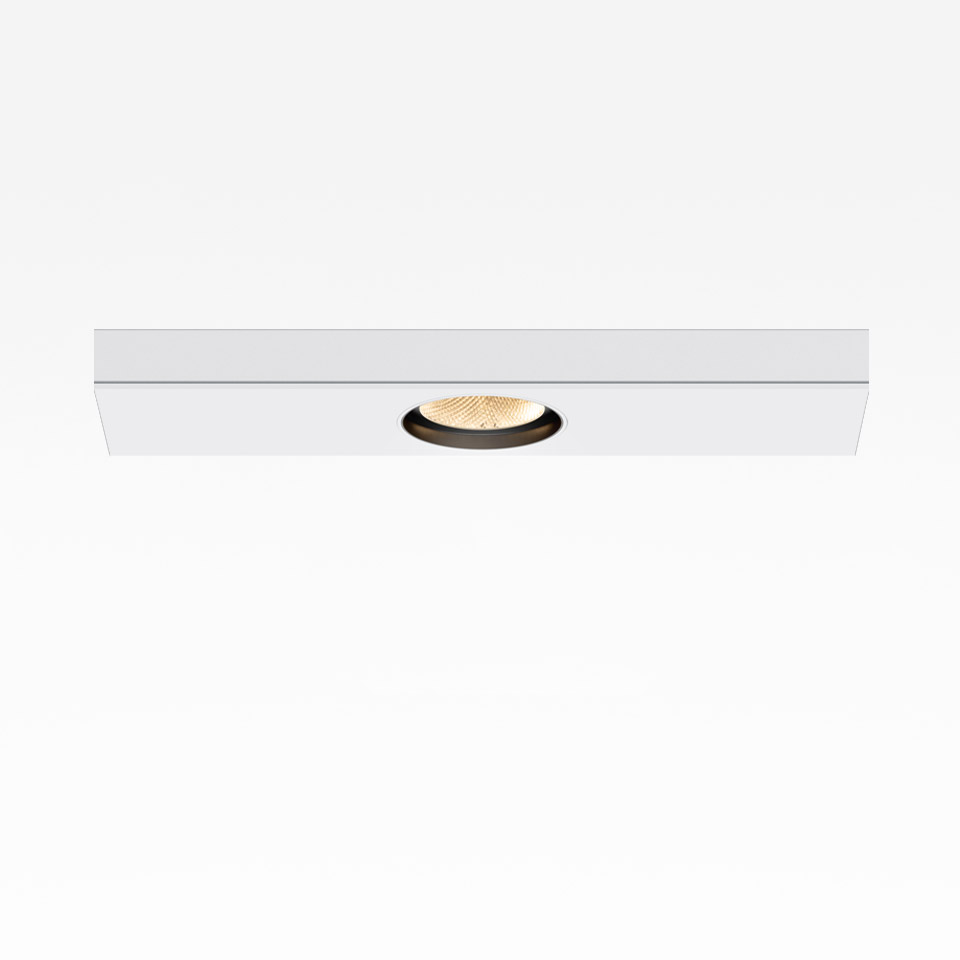 Hoy System Recessed - Spot Module X1 - Ø90 - Fixed - 68° - 4000K - White