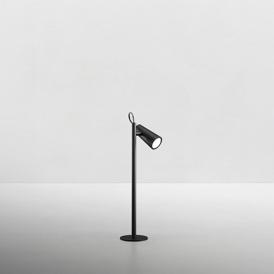 Conus - Bollard - 450 - Nero Opaco