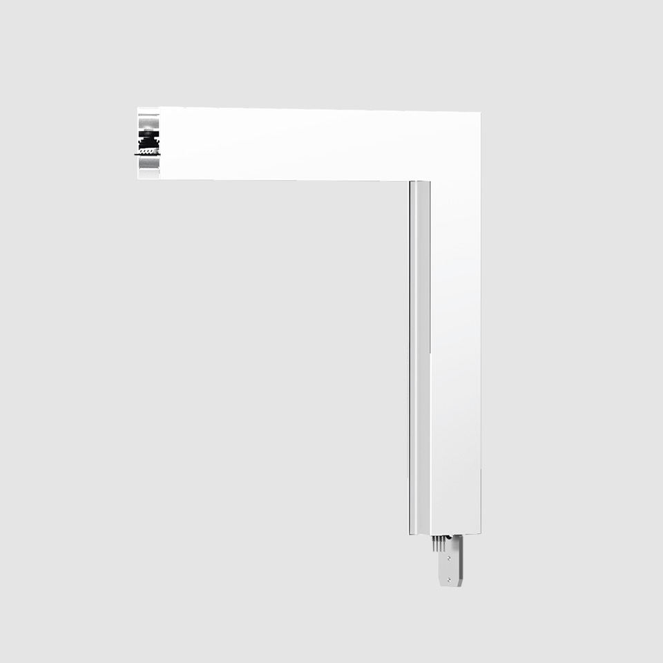 A.24 - Emissione Diffusa Parete/Soffitto - Angolare 90° (piani perpendicolari) - Emissione Diretta - 2700K - Bianco