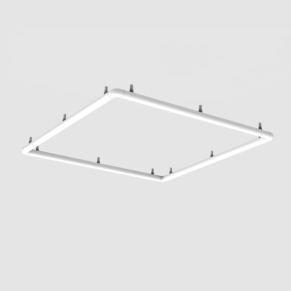 Alphabet of Light - Square - 180 - Wall/Ceiling Semi-Recessed - Dali/Push or APP