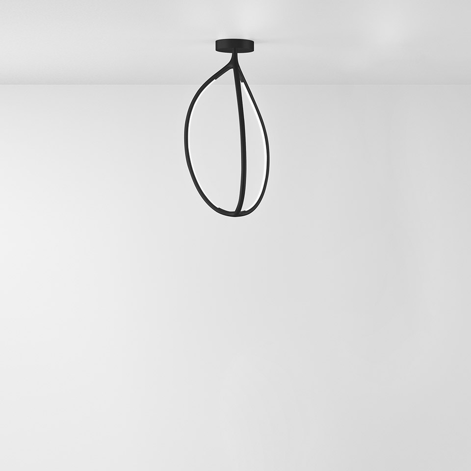 Arrival 70 ceiling - Matt Black - APP Compatible