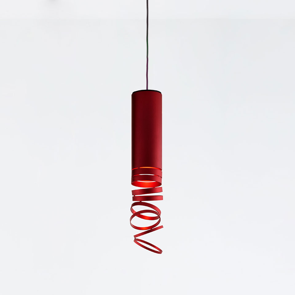 Decomposé Light Suspension - Red