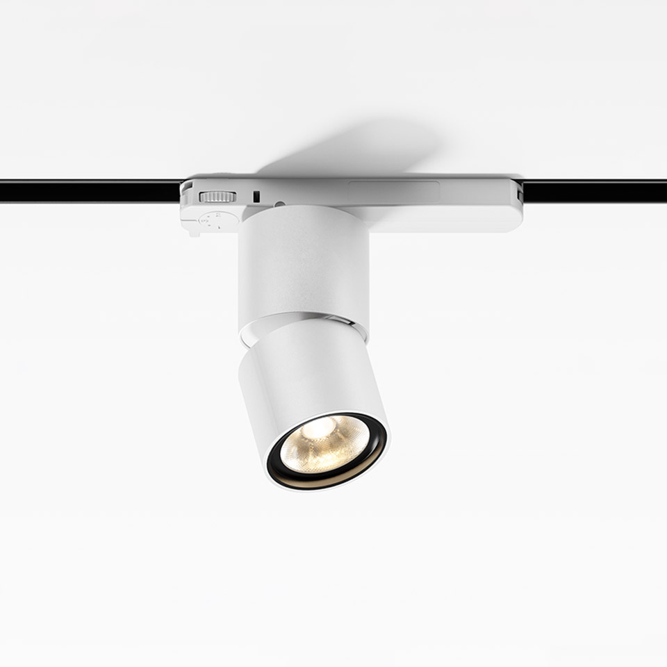 Hoy 3-Phase Track - 65 - 13° - 2700K - Dimmable DALI - White