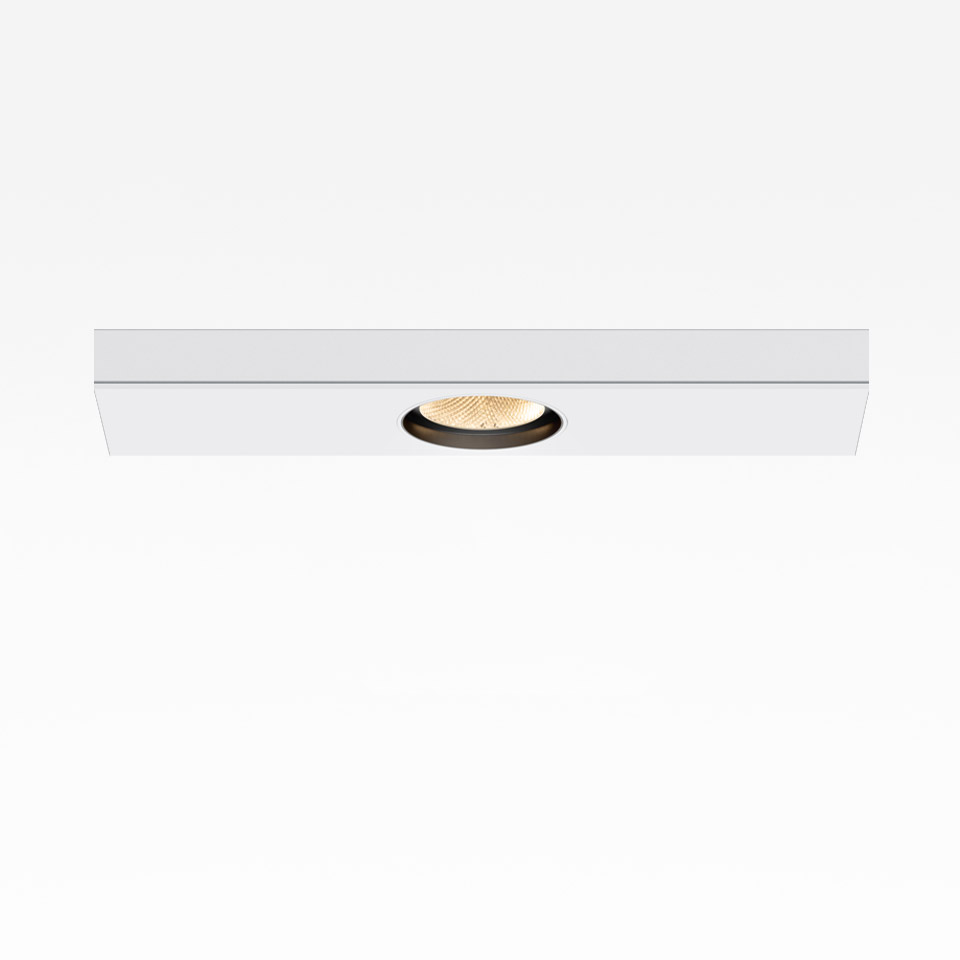 Hoy System Recessed - Modulo Spot X1 - Ø90 - Fisso - 13° - 2700K - Bianco