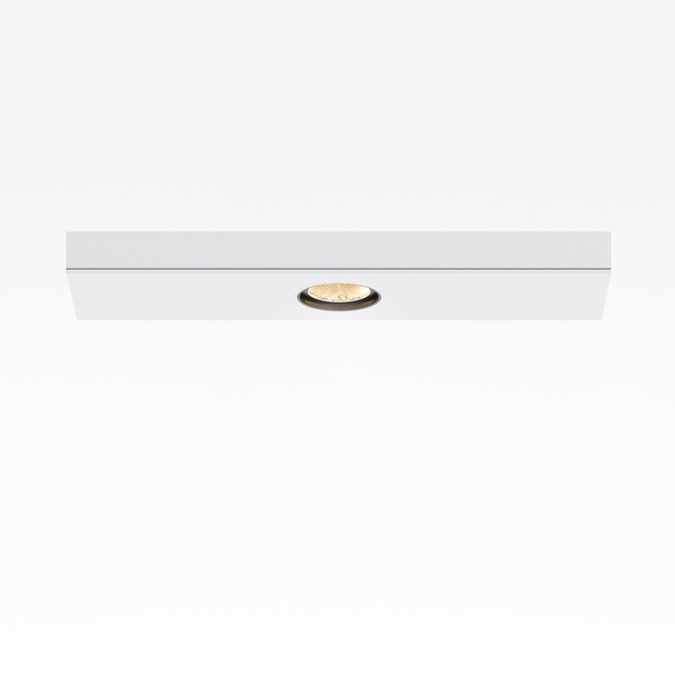 Hoy System Recessed - Modulo Spot X1 - Ø65 - Fisso - 13° - 2700K - Bianco