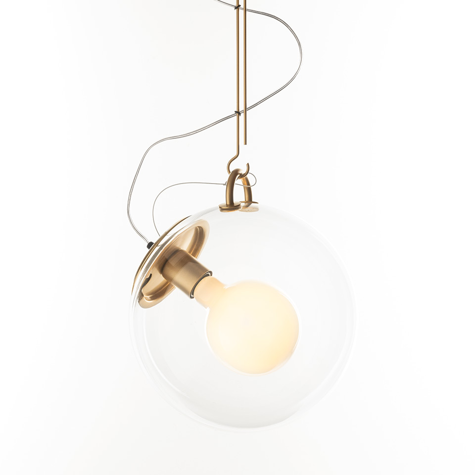 Miconos Suspension - Satin brass