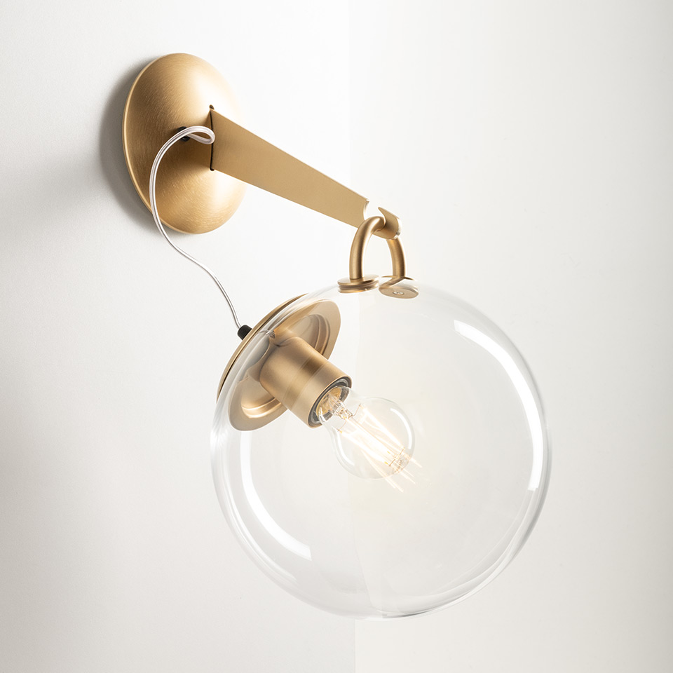 Miconos Wall - Satin brass