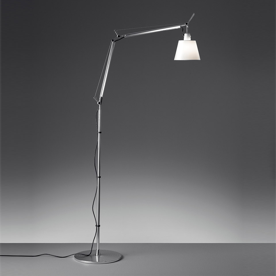 Tolomeo basculante terra - Body Lamp with Parchment Diffuser 180