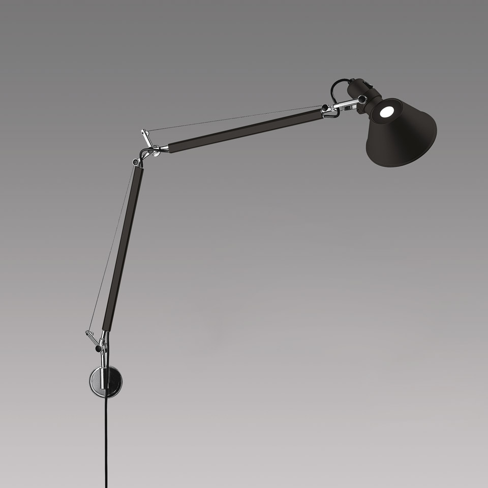 Tolomeo Wall - Black - Body Lamp