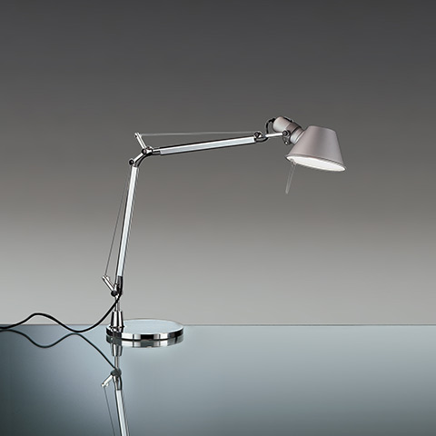 Lampada per scrivania Tolomeo Micro Alluminio Alu L 2 P 57 A 55 cm